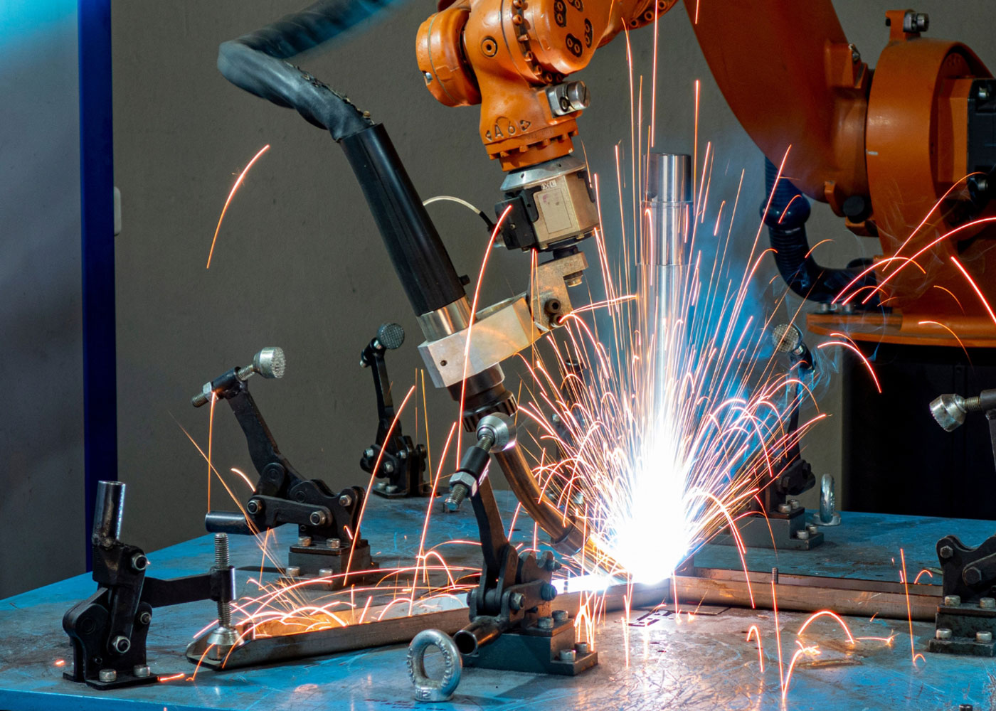 robotic welding cell